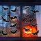 14Pcs Halloween Thick Gel Clings Spooky Black Bat Window Gel Decals